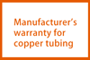 PDf of manufactuer warranty for copper piping